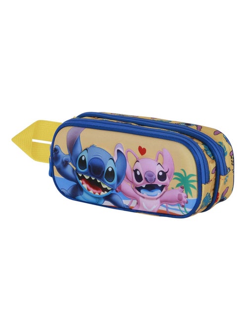 Trousse Double 3D - Disney Lilo et Stitch Ocean - Bleu - Taille Unique - Kiabi