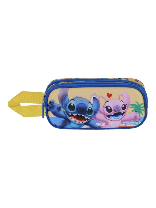 Trousse Double 3D - Disney Lilo et Stitch Ocean - Bleu - Taille Unique - Kiabi