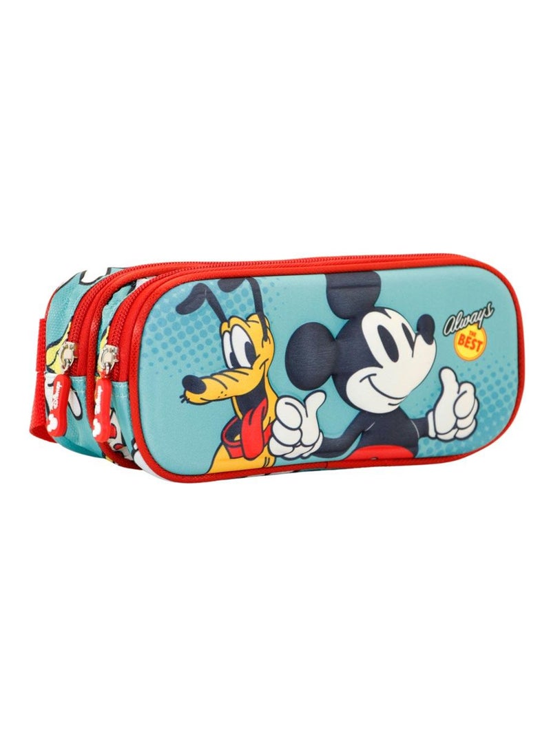 Trousse Double 3D - Disney Mickey Mouse Best - Vert - Taille Unique Vert - Kiabi