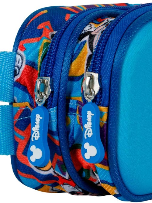 Trousse Double 3D - Disney Mickey Mouse Blissy - Bleu - Taille Unique - Kiabi