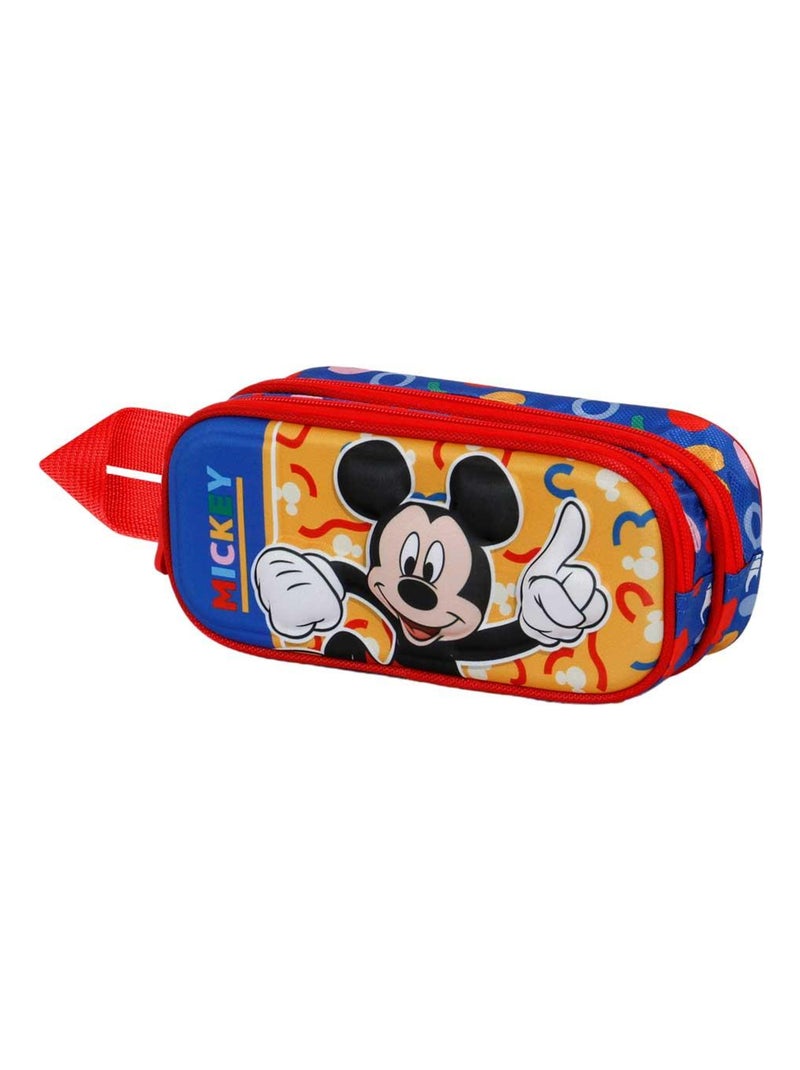 Trousse Double 3D - Disney Mickey Mouse Oh Boy - Rouge - Taille Unique Rouge - Kiabi