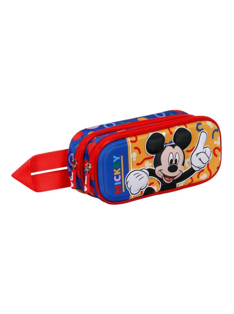 Trousse Double 3D - Disney Mickey Mouse Oh Boy - Rouge - Taille Unique Rouge - Kiabi