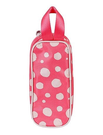 Trousse Double 3D - Disney Minnie Mouse Bobblehead - Rose - Taille Unique