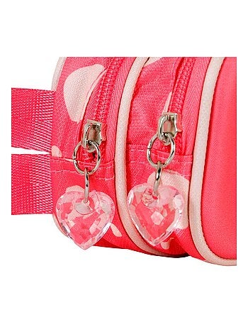 Trousse Double 3D - Disney Minnie Mouse Bobblehead - Rose - Taille Unique