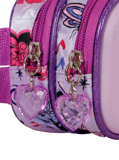 Trousse Double 3D - Disney Minnie Mouse Butterflies - Lilas - Taille Unique - Kiabi