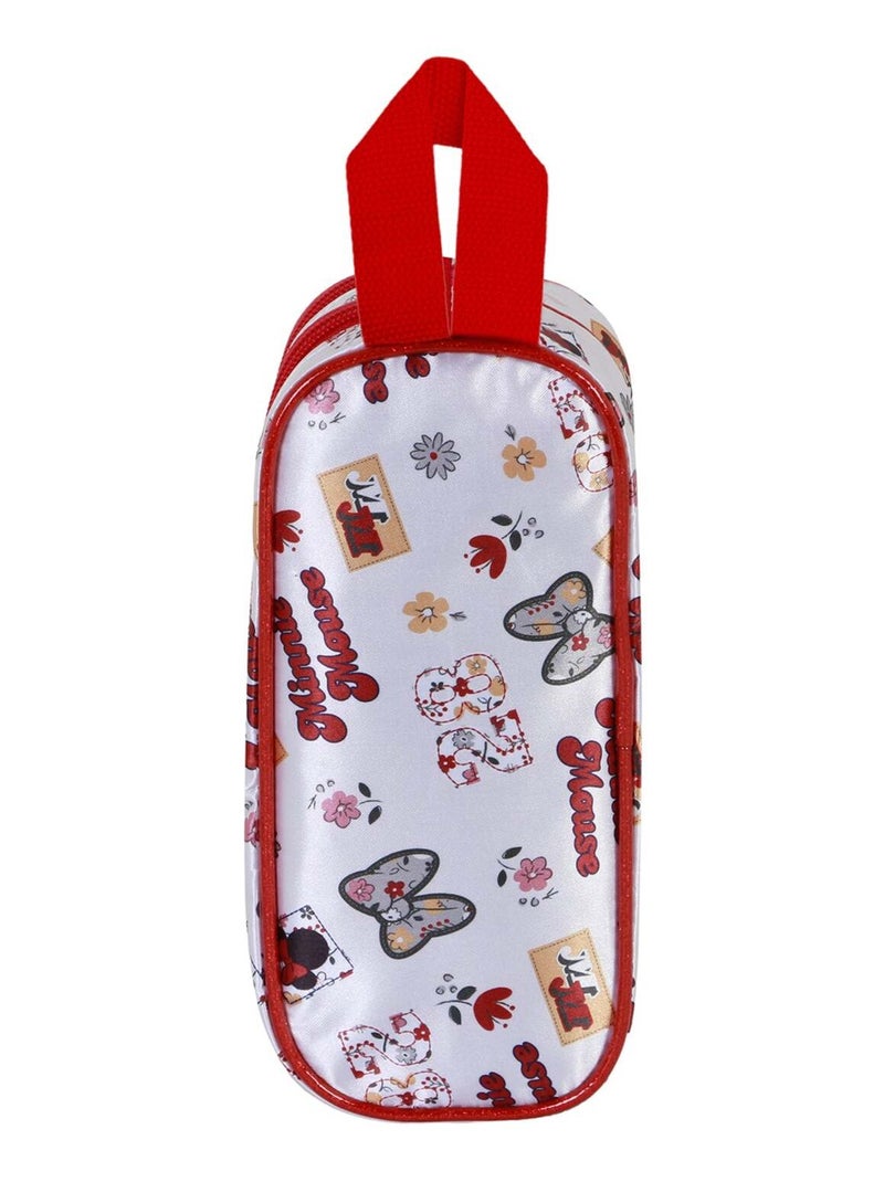 Trousse Double 3D - Disney Minnie Mouse Flowered - Rouge - Taille Unique Rouge - Kiabi