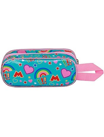 Trousse Double 3D - Disney Minnie Mouse Greet - Turquoise - Taille Unique