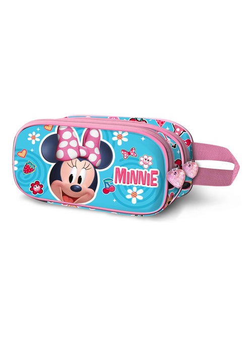 Trousse Double 3D - Disney Minnie Mouse Happiness - Bleu - Taille Unique - Kiabi