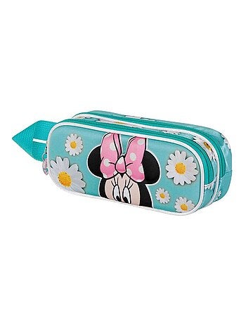 Trousse Double 3D - Disney Minnie Mouse Spring - Bleu - Taille Unique