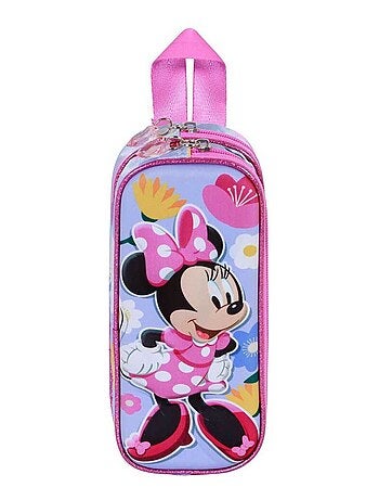 Trousse Double 3D - Disney Minnie Mouse Spring - Lilas - Taille Unique