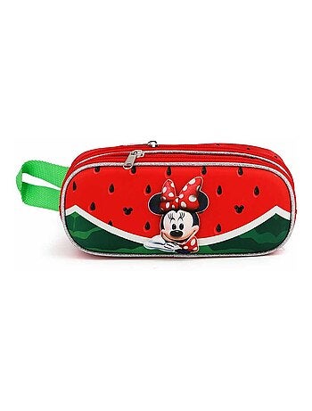 Trousse Double 3D - Disney Minnie Mouse Watermelon - Rouge - Taille Unique