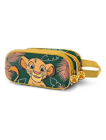 Trousse Double 3D - Disney Roi Lion Green - Vert - Taille Unique
