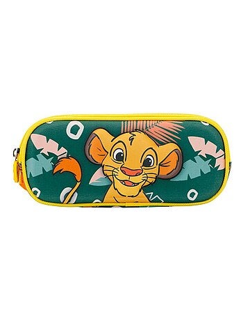 Trousse Double 3D - Disney Roi Lion Green - Vert - Taille Unique
