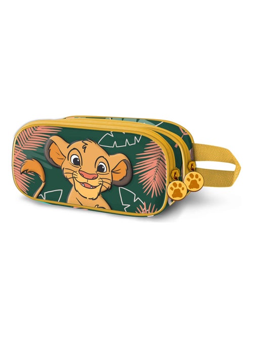 Trousse Double 3D - Disney Roi Lion Green - Vert - Taille Unique - Kiabi