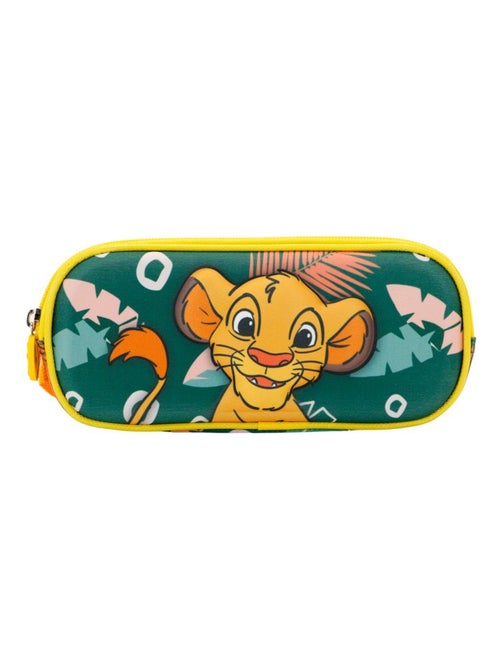 Trousse Double 3D - Disney Roi Lion Green - Vert - Taille Unique - Kiabi