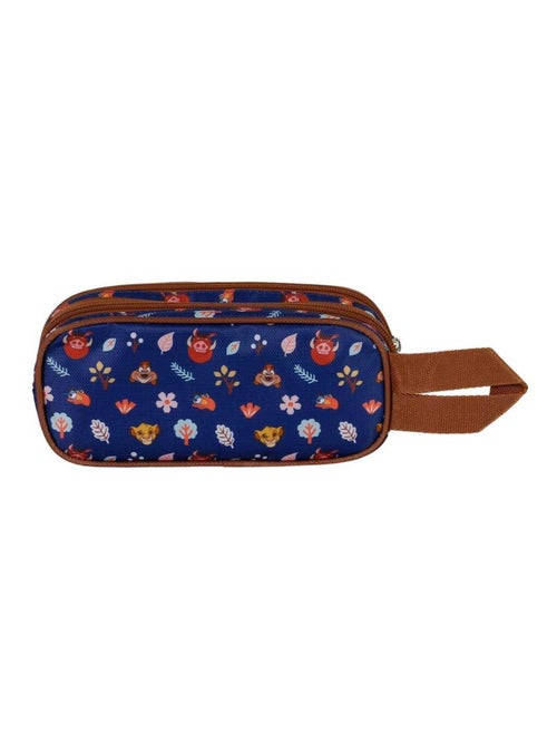 Trousse Double 3D - Disney Roi Lion Little Face - Bleu - Taille Unique - Kiabi
