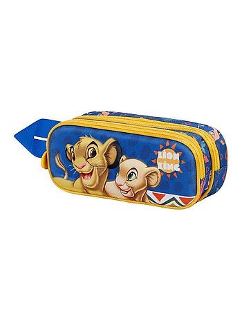 Trousse Double 3D - Disney Roi Lion Nala - Bleu - Taille Unique