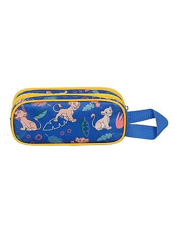Trousse Double 3D - Disney Roi Lion Nala - Bleu - Taille Unique