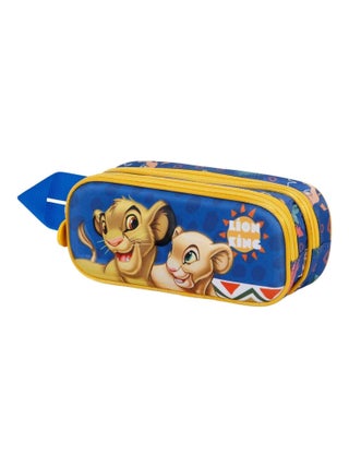 Trousse Double 3D - Disney Roi Lion Nala - Bleu - Taille Unique
