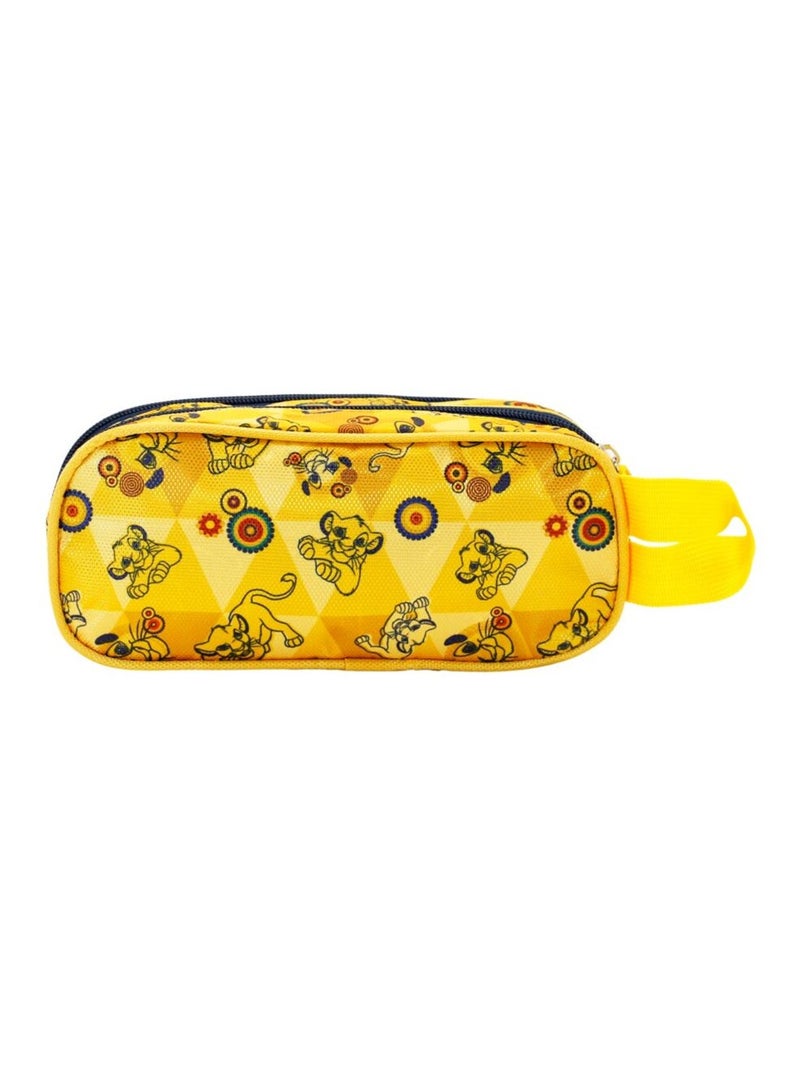 Trousse Double 3D - Disney Roi Lion Simba Rest - Bleu Foncé - Taille Unique Bleu foncé - Kiabi