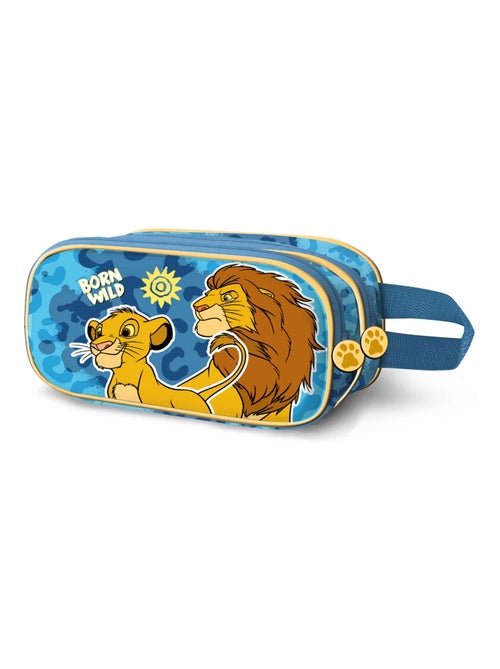 Trousse Double 3D - Disney Roi Lion Wild - Bleu - Taille Unique - Kiabi