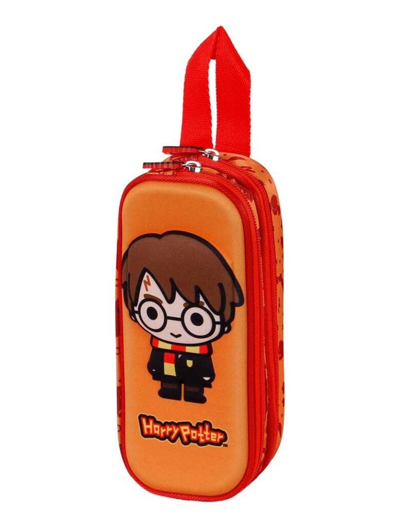 Trousse Double 3D - Harry Potter Bobblehead - Orange - Taille Unique Orange - Kiabi
