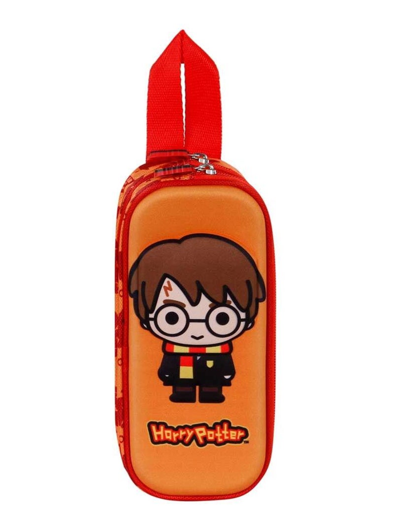 Trousse Double 3D - Harry Potter Bobblehead - Orange - Taille Unique Orange - Kiabi