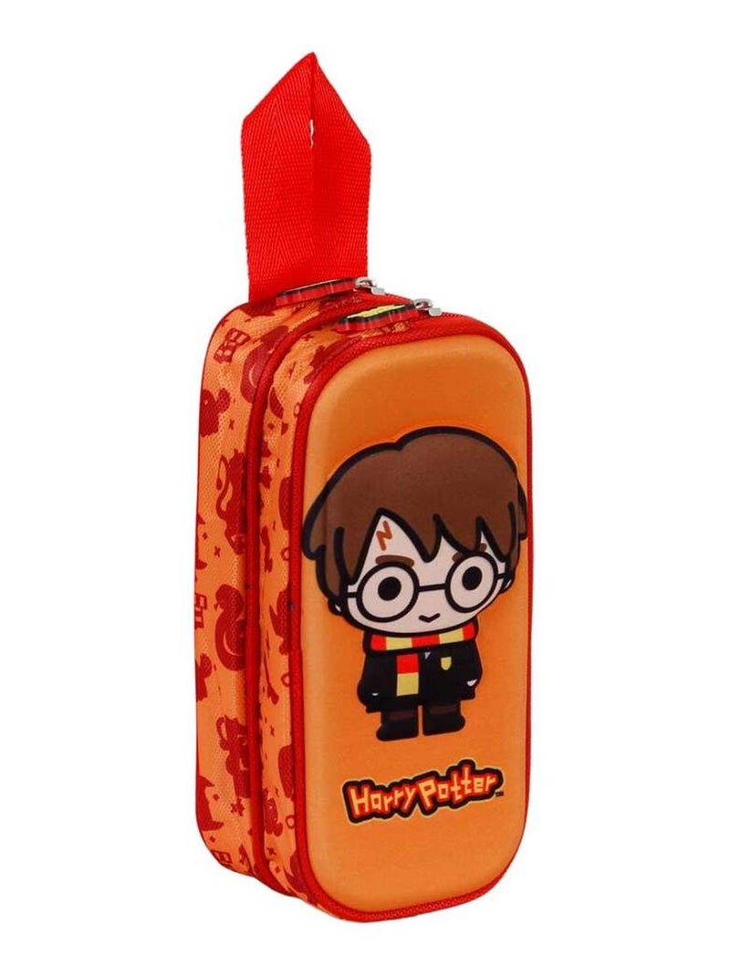 Trousse Double 3D - Harry Potter Bobblehead - Orange - Taille Unique Orange - Kiabi
