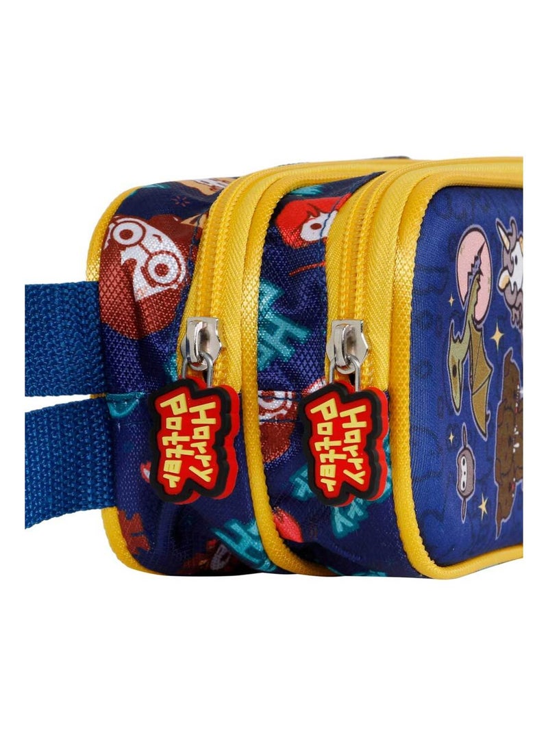 Trousse Double 3D - Harry Potter Crest - Orange - Taille Unique Orange - Kiabi