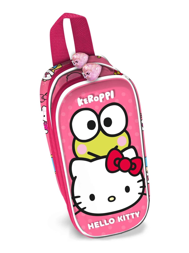 Trousse Double 3D - Hello Kitty Funny Rose - Kiabi