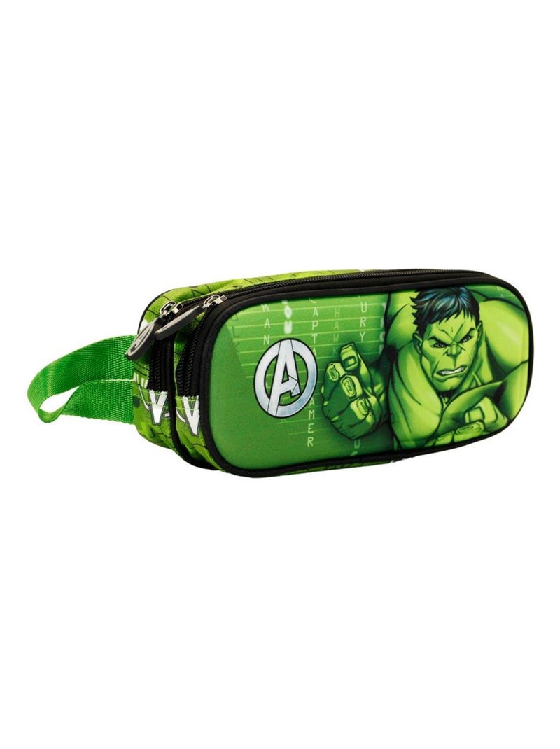 Trousse Double 3D - Hulk Challenge Vert - Kiabi