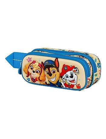 Trousse Double 3D - La Pat' Patrouille Friendship - Bleu - Taille Unique