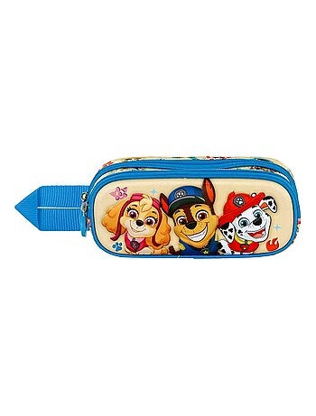 Trousse Double 3D - La Pat' Patrouille Friendship - Bleu - Taille Unique
