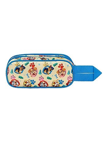 Trousse Double 3D - La Pat' Patrouille Friendship - Bleu - Taille Unique