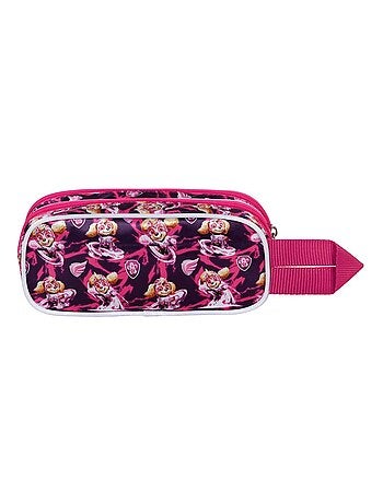 Trousse Double 3D - La Pat' Patrouille Mighty - Rose - Taille Unique