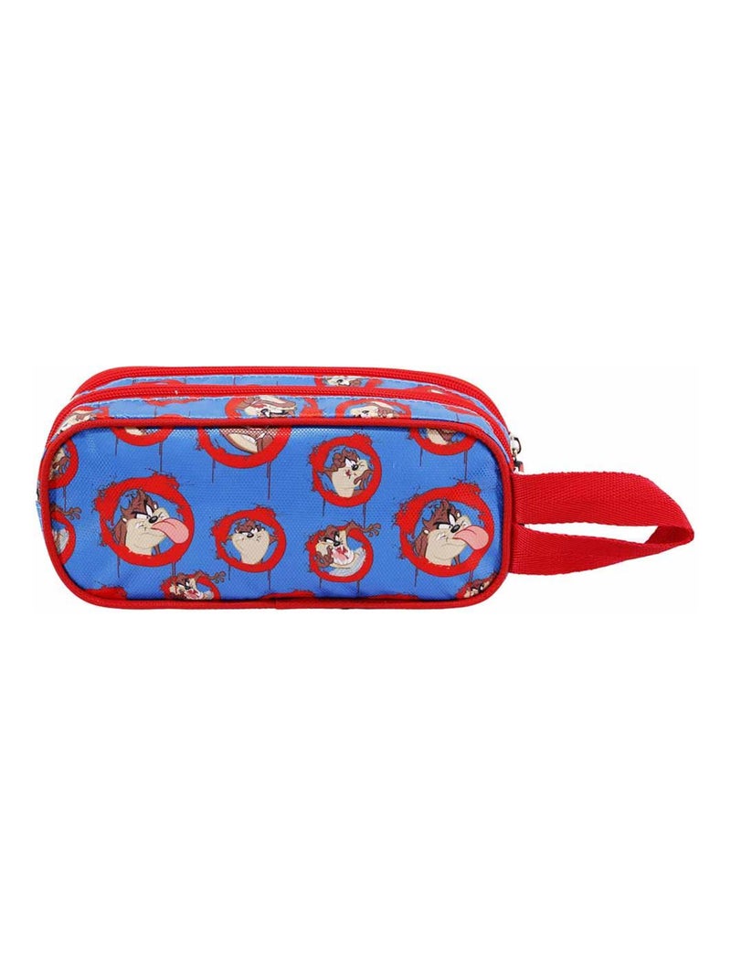Trousse Double 3D - Looney Tunes Taz Tasmanian - Bleu - Taille Unique Bleu - Kiabi