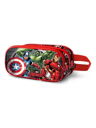 Trousse Double 3D - Marvel Avengers Almighty - Rouge - Taille Unique