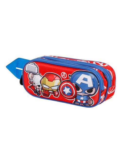 Trousse Double 3D - Marvel Avengers Impact - Rouge - Taille Unique - Kiabi