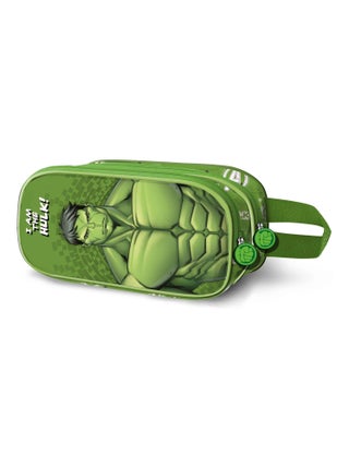 Trousse Double 3D - Marvel Hulk Rage - Vert - Taille Unique