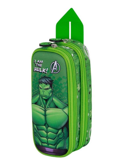 Trousse Double 3D - Marvel Hulk Rage - Vert - Taille Unique - Kiabi