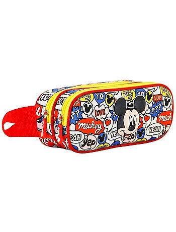 Trousse Double 3D - Disney Mickey Mouse Blissy - Bleu - Taille Unique