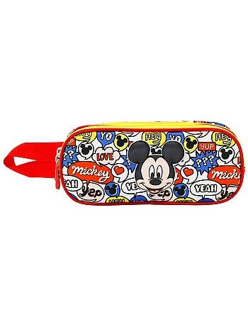 Trousse Double 3D - Disney Mickey Mouse Blissy - Bleu - Taille Unique