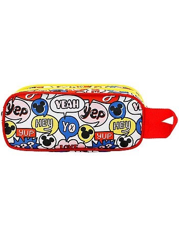 Trousse Double 3D - Disney Mickey Mouse Blissy - Bleu - Taille Unique