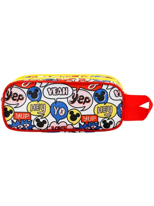 Trousse Double 3D - Mickey Mouse Yeah - Kiabi