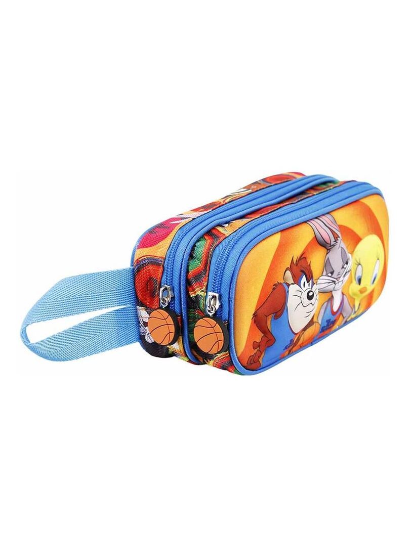 trousse-double-3d-space-jam-2-nouvelle-re-basket-orange-kiabi-nu
