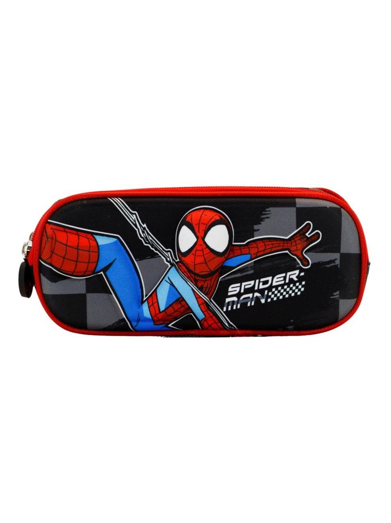 Trousse Double 3D - Spiderman Rally Noir - Kiabi