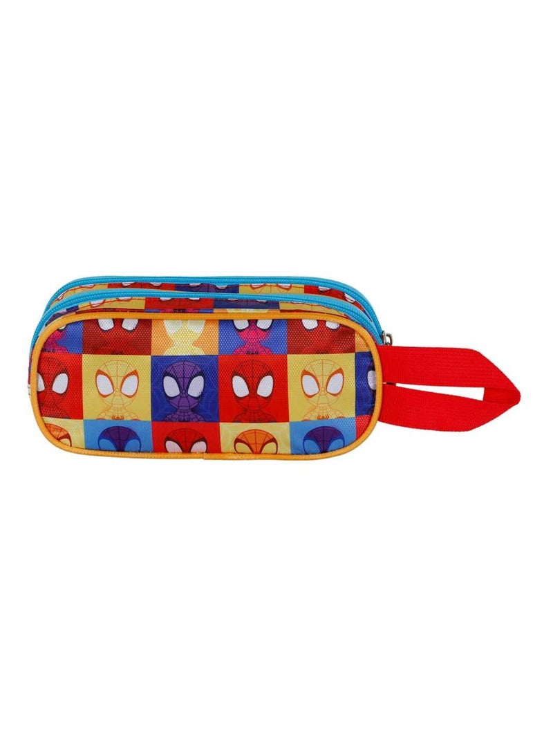 Trousse Double 3D - Spiderman Three - Bleu - Taille Unique Bleu - Kiabi