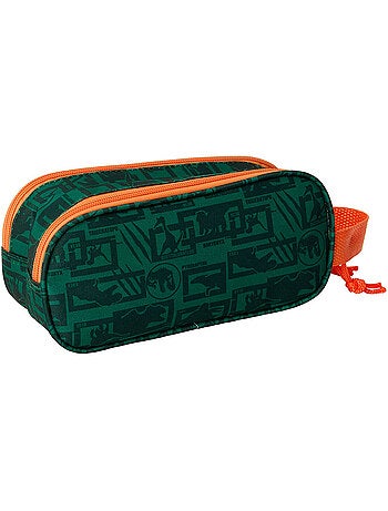 Trousse double 3D Jurassic World à sangle, 2 compartiments zip