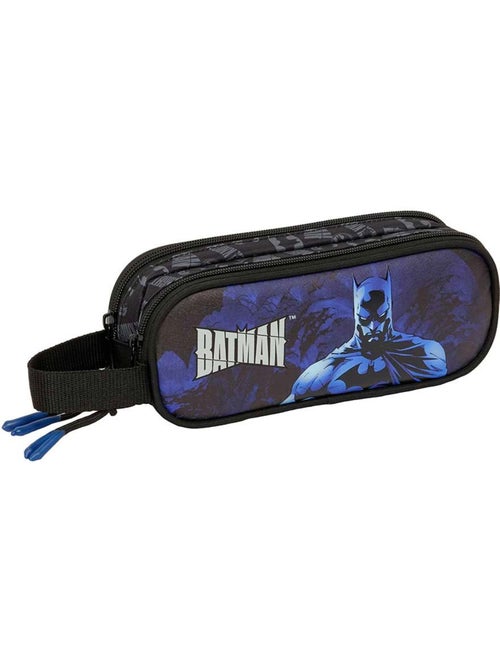 Trousse double Batman avec 2 compartiments et poignée 21x6x8 cm - Kiabi Trousse double Batman avec 2 compartiments et poignée 21x6x8 cm - Kiabi