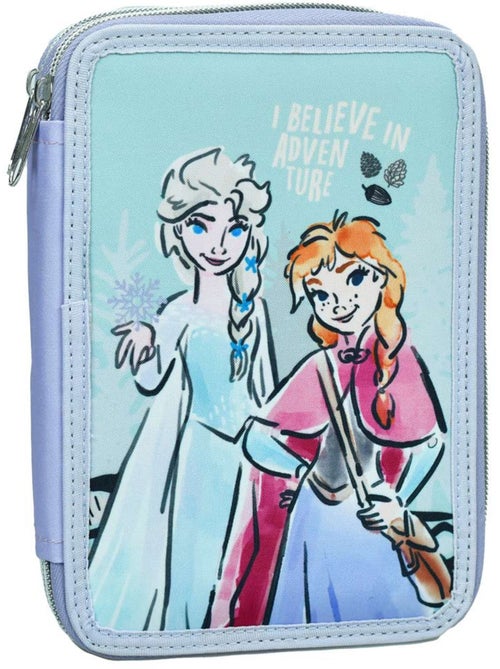 Trousse double compartiment en tissu imprimé GIM - Kiabi